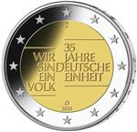 Duitsland 2 Euro 2025 '35 Jaar Duitse Eenheid'
