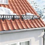 vidaXL Sneeuwbeveiligingsteun Zwart 46 x 11 x 32 cm Staal