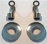 Wiesbaden Rio set S-kopp.+ rozet 1/2''x3/4'' chroom