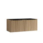 Onderkast BWS Bella Met 2 Laden 2 Uitsparingen 120x45 cm Naturel Eik