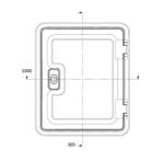Dometic Serviceluik SK4 100x30.5cm Wit