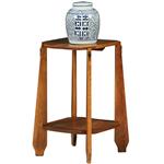 Bijzettafel of wijntafel Amsterdamse school ca 1910 blond eiken met ebbenhout (No.361865)