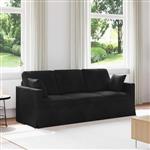 vidaXL Bank 180cm Zwart Metaal