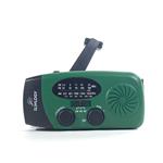 Slimlogy R3 Mini 2000 mAh Noodradio & Nood Zaklamp – Laadbaar met Crank – Groen