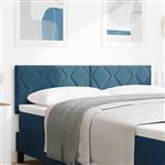 vidaXL Hoofdbord Donkerblauw 160 cm Fluweel
