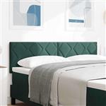 vidaXL Hoofdbord Donkergroen 144 cm Fluweel