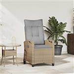 vidaXL Recliner Tuinstoelen 56 x 60 x 112 cm staal