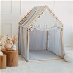 Playhouse Scandi - Mousseline katoen bekleding - Blauw Blauw