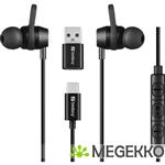 Sandberg 126-50 In-ear Bedraad Zwart USB-C