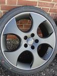 18 Inch GTI Black Velgen en Banden Steek 5x112