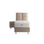 Opberg Boxspring Magnum Beige-Cream (Optie nachtkastje: 1X Nachtkastje) Beige/Cream