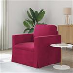 vidaXL Bank Wijnrood 78 x 78 x 80 cm Fluweel