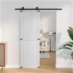 vidaXL Deur Corona Wit 70 x 210 cm Bewerkt hout