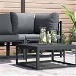 vidaXL Buitenmeubilair Antraciet 70 x 70,5 x 32 cm Staal