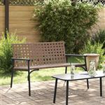 vidaXL Tuinstoel Bruin 110,5 x 79 x 75,5 cm poly rattan