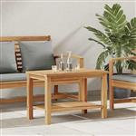 vidaXL Salontafel Bruin 70 x 40 x 45 cm Massief teakhout
