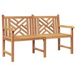 vidaXL Tuinbank 150 x 60 x 90 cm Massief Teakhout