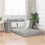 vidaXL Vouwsofa Bed Lichtgrijs 148 x 71 x 83 cm Fluweel