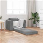 vidaXL Vouwsofa Bed Donkergrijs 98 x 71 x 83 cm Fluweel