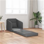 vidaXL Vouwsofa Bed Donkergrijs 65 x 80 x 83 cm Stof
