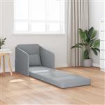 vidaXL Vouwsofa Bed Lichtgrijs 65 x 80 x 83 cm Stof