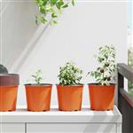 vidaXL Bloempot 100 pcs Terracotta Ø 15 x 13 cm Kunststof