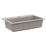 vidaXL Wasbak Grijs 795 x 505 mm Graniet