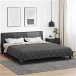 vidaXL Vol jaar dekbed Antraciet en Taupe 200 x 220 cm Microfiber