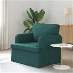 vidaXL Bank Donkergroen 84 x 80 x 85 cm Stof