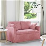 vidaXL Bank Roze 138 x 78 x 80 cm Fluweel