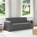 vidaXL Bank Donkergrijs 198 x 78 x 80 cm Stof