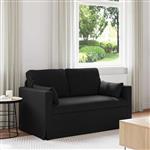 vidaXL Bank Zwart 139 x 78 x 80 cm Stof