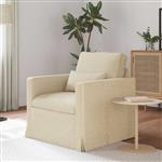 vidaXL Bank Crème 78 x 78 x 80 cm Stof