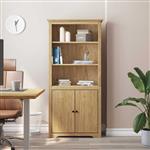 vidaXL Boekenkast BODO Honingbruin 82 x 40 x 173 cm Bewerkt hout