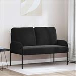 vidaXL Banken met kussen 110cm Zwart Multiplex