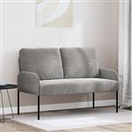 vidaXL Banken met kussen 110cm Lichtgrijs Multiplex