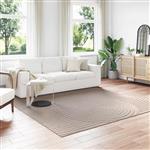 vidaXL Vloerkleden Vierkant PALMERAS Beige 240 x 240 cm Polyester
