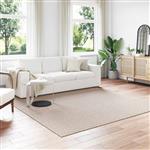 vidaXL Vloerkleden Vierkant HUARTE Crème 240 x 240 cm Polyester