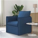 vidaXL Bank Blauw 195 x 82 x 85 cm Stof