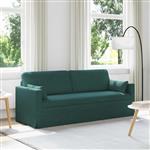 vidaXL Bank Donkergroen 198 x 78 x 80 cm Stof