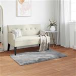 vidaXL Nep Schapenvacht Tapijt Tafalla Grijs 80 x 150 cm Polyester