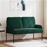 vidaXL Banken met kussen 110cm Donkergroen Multiplex