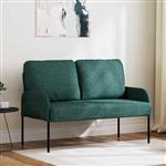 vidaXL Banken met kussen 110cm Donkergroen Multiplex