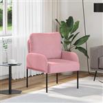 vidaXL Banken met kussen 55cm Roze Multiplex