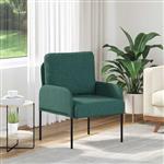 vidaXL Banken met kussen 55cm Donkergroen Multiplex