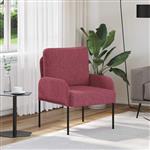 vidaXL Banken met kussen 55cm Wijnrood Multiplex