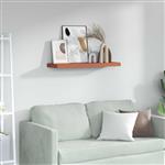 vidaXL Wandplank Wandgemonteerd Rood 80 x 23,5 x 4 cm Bewerkt hout