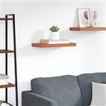 vidaXL Wandplank Wandgemonteerd Rood 60 x 23 x 4 cm Bewerkt hout