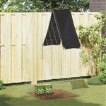 vidaXL Konijnenkooi Zilver 100 x 100 x 210 cm Gegalvaniseerd staal