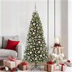 vidaXL Kerstbal Set met 300 LED 120 pcs Roze Kunststof